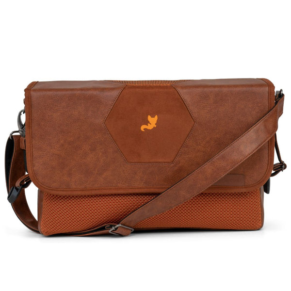 Leclerc Baby Diaper Bag Hexagon Heriatge Sport Brown