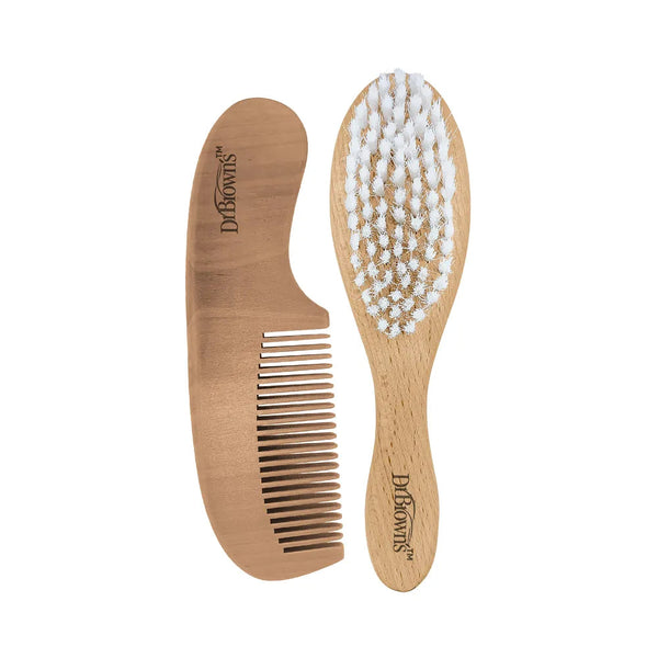 Dr. Brown’s Soft & Safe Baby Brush + Comb