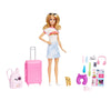 Barbie Malibu Travel Set with Puppy Doll