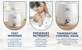Hopop 2-in-1 Multifunctional Baby Bottle & Food Warmer White