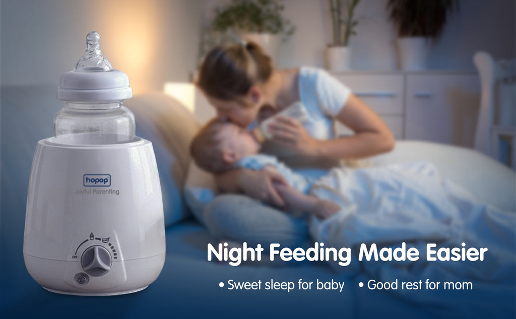 Hopop 2-in-1 Multifunctional Baby Bottle & Food Warmer White