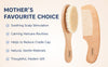 Hopop Natural Bristle Baby Wooden Brush & Comb Set 0M+