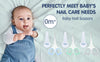 Hopop Baby Safety Nail Scissors with Rounded Head Blue