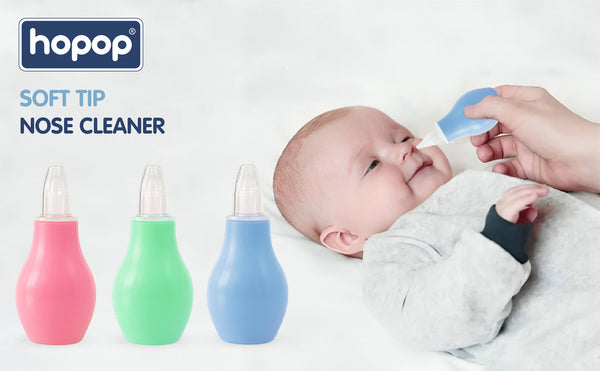 Hopop Soft Tip Nose Cleaner Aspirator - Green