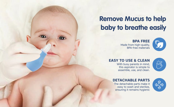 Hopo Nasal Aspirator - Blue