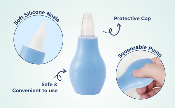 Hopo Nasal Aspirator - Blue