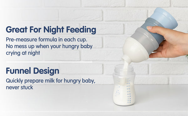 Hopop Multi Functional Milk Powder Container - Assorted Colour