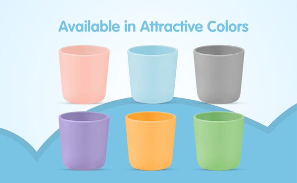 Hopop Soft Silicone Training Cup Purple 4M+ 150ML