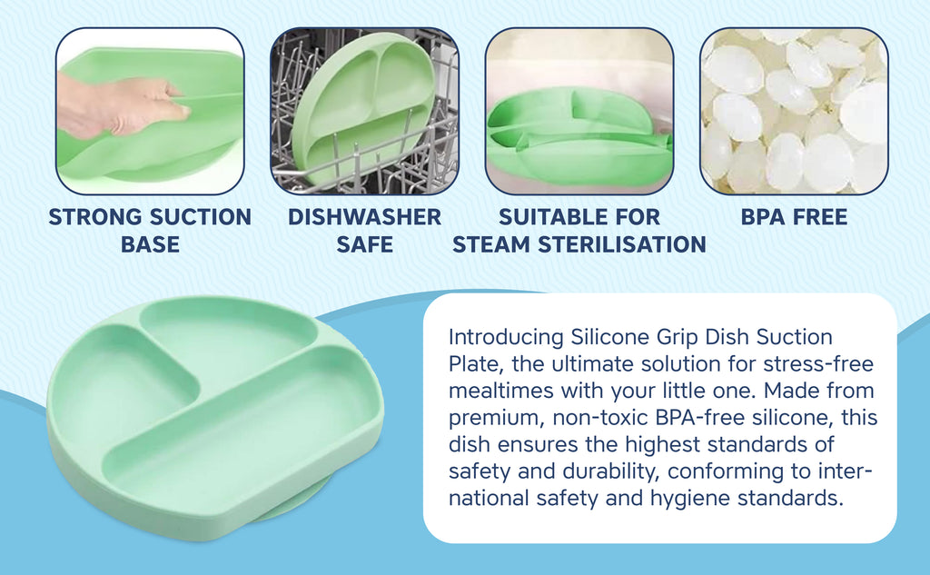 Hopop Silicone Suction Plate - Blue