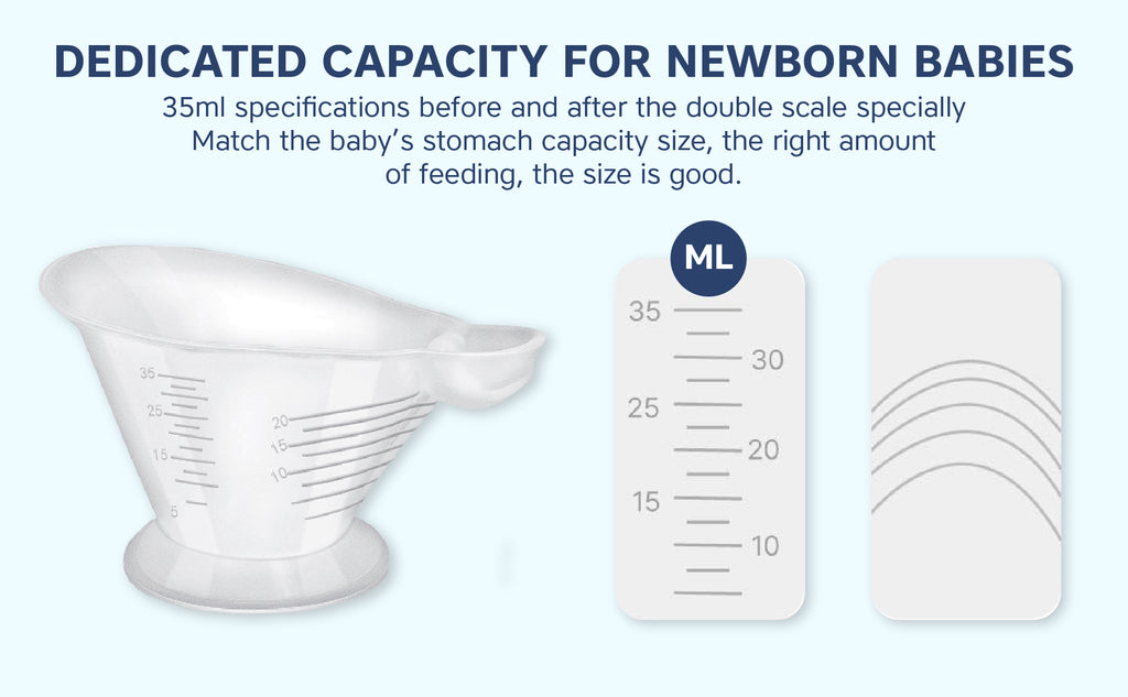 Hopop Boilable Reusable Baby Feeding Cup 35 ml Transparent