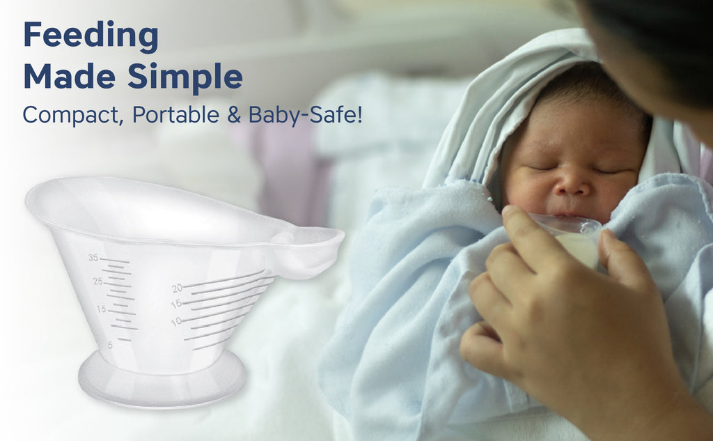 Hopop Boilable Reusable Baby Feeding Cup 35 ml Transparent