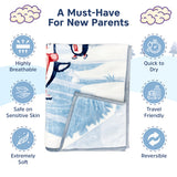 Hopop Soft & Warm Baby Blanket – Cozy, Lightweight & Gentle on Skin - Assorted
