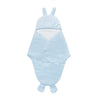 Hopop Soft Fleece Hooded Baby Wrapper Blanket - 0–6 Months - Blue