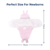 Hopop Baby Soft Fleece Hooded Wrapper Blanket - PINK