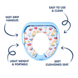 Hopop Cushioned Baby Toilet Training Seat with Handles - Ship