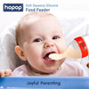 Hopop Soft Squeezy Silicone Spoon Food Feeder - Red
