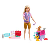 Barbie Animal Rescue & Recovery Playset with Doll & 2 Animals β HRG50