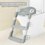 R For Rabbit Potty Step Stool Hilltop Grey White