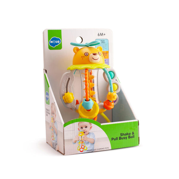 Hola Shake & Pull Busy Ball 6-36M+