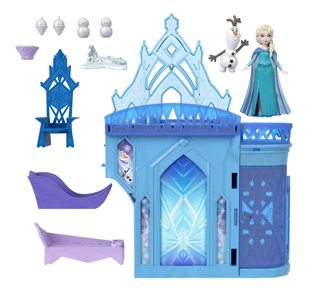 Disney Frozen Storytime Stackers Elsa's Ice Palace 44.7 × 7.6 × 29.7 cm Multicolour
