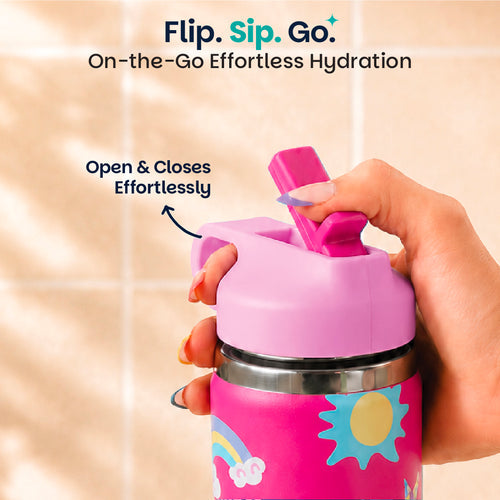 Basil HydraPop Insulated Sipper Bottle 600ml 7–12Y – Pixie Dash