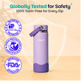 Basil HydraRush Insulated Water Bottle 600ml 7–12Y – Classic Lilac