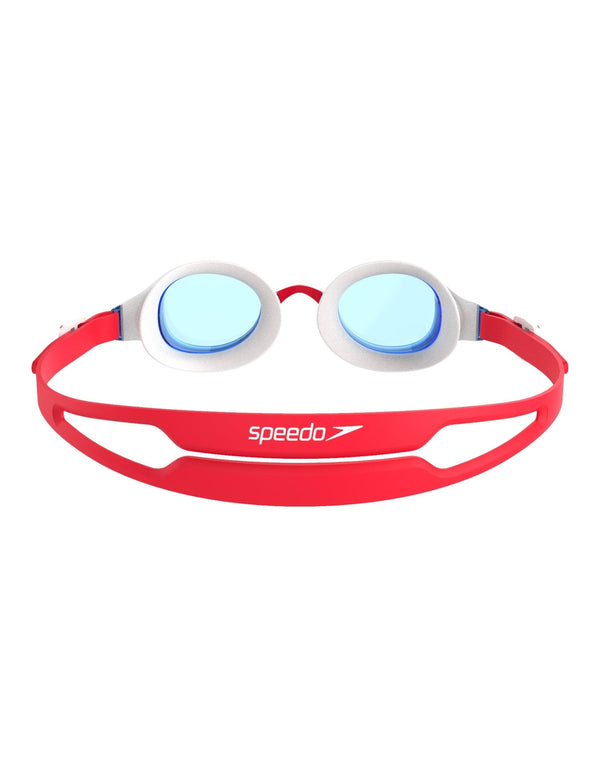 Speedo Hydropure Junior Kids Goggles - Red Blue