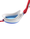 Speedo Hydropure Junior Kids Goggles - Red Blue