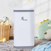 R For Rabbit Hygo Bin Portable Diaper Bin One Size Grey White