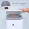 R For Rabbit Hygo Bin Portable Diaper Bin One Size Grey White
