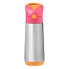 B Box Insulated Drink Bottle Sipper 500 Ml - Strawberry Shake