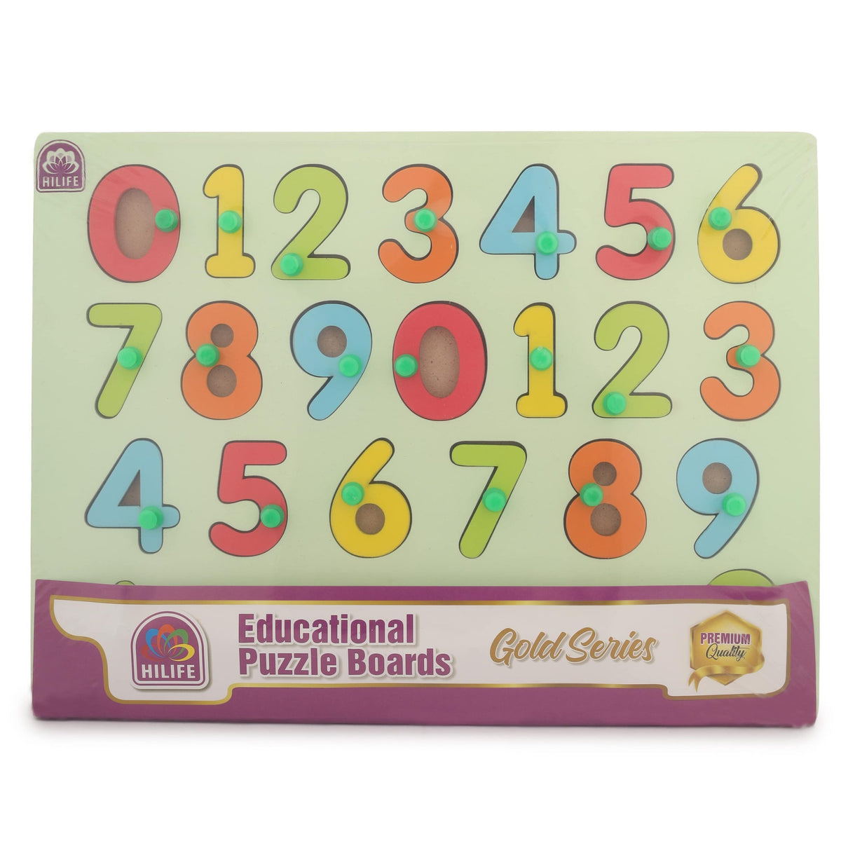 HiLife Number knobbed puzzle
