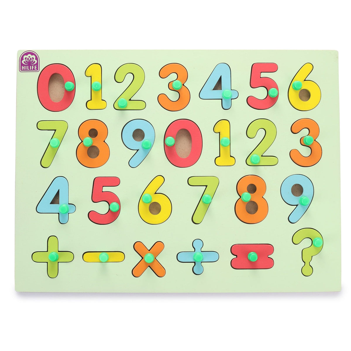 HiLife Number knobbed puzzle