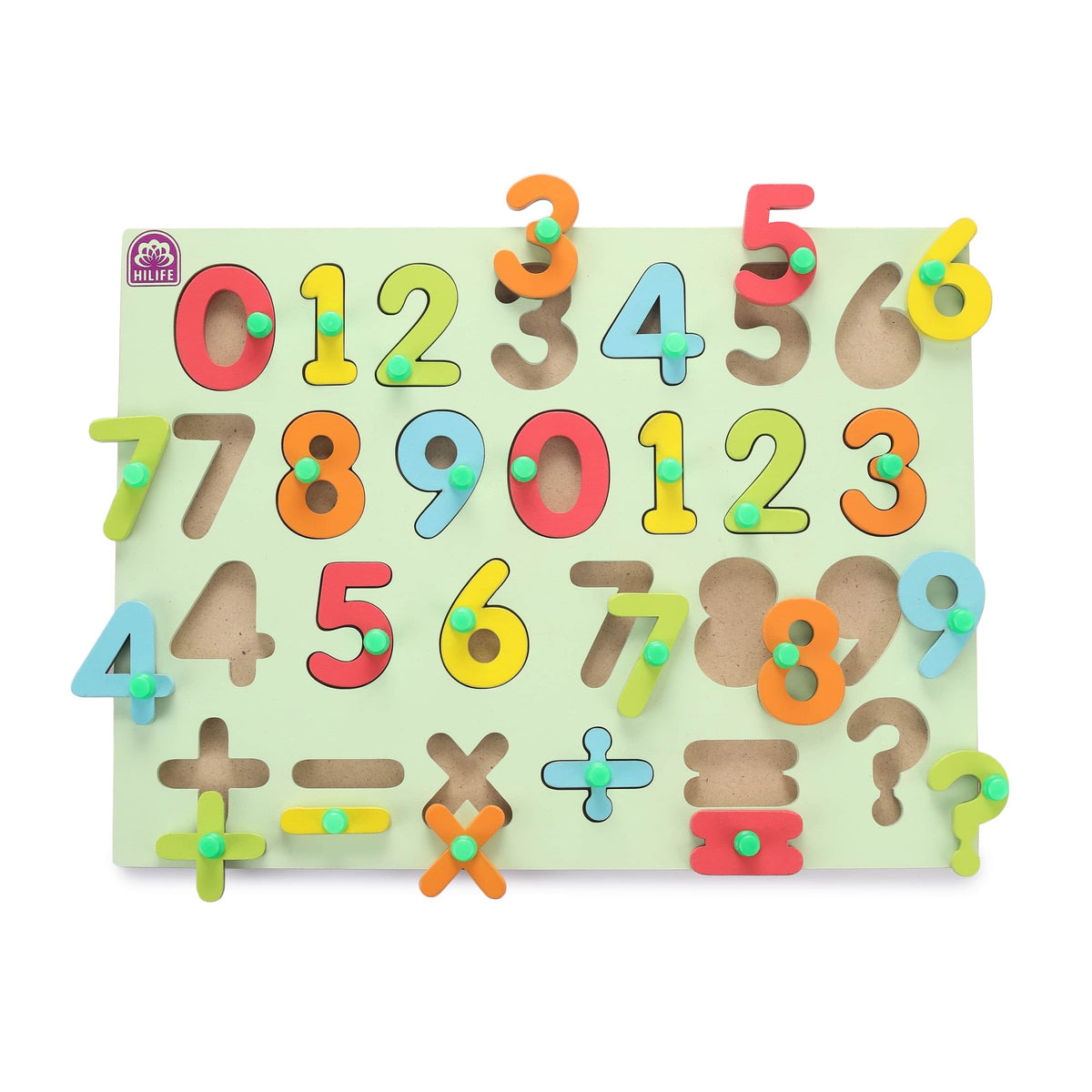 HiLife Number knobbed puzzle