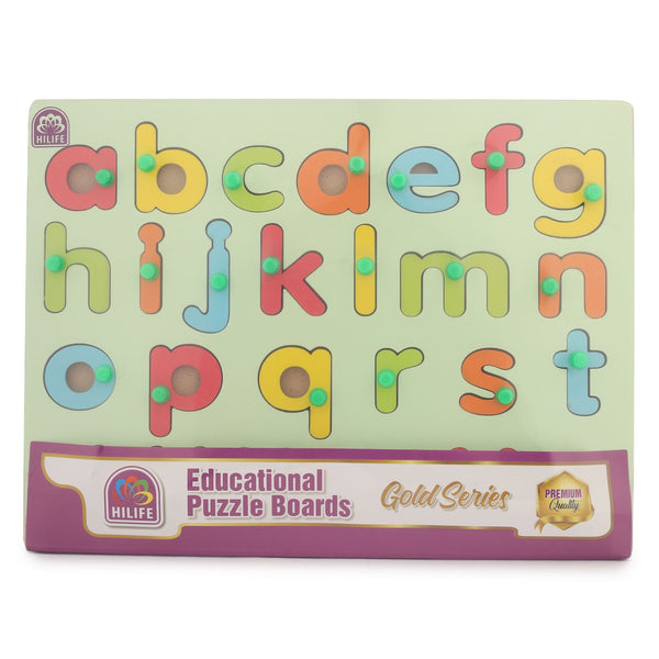 Hilife English Alphabet Knobbed Puzzle Lowercase One Size Multicolor