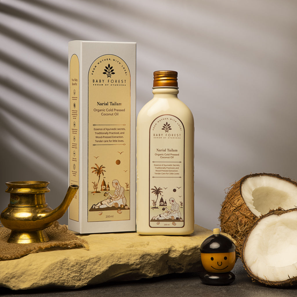 Baby Forest Narial Tailam Organic Cold-Pressed Coconut Oil – 200 ml