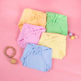 Tiny Care Solid ready to wear interlock baby nappy (Pack of 5) SMALL SIZE