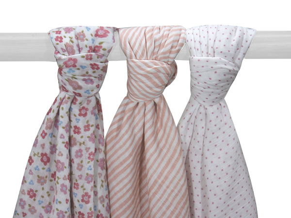 Abracadabra Swaddles (Set Of 3) - Vintage Floral