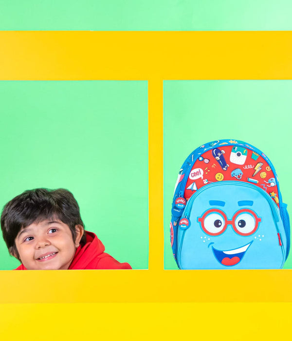 Rabitat Smash Pre -School Bags, 2-6Yrs 12 Inches School Bag - Sparky