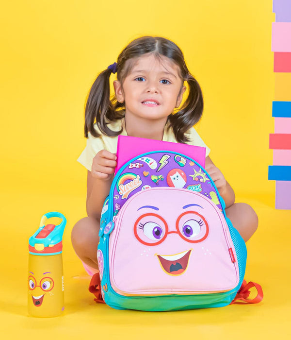 Rabitat Smash Pre -School Bags, 2-6Yrs 12 Inches School Bag - Sizzle