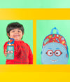 Rabitat Smash Pre -School Bags, 2-6Yrs 12 Inches School Bag - Shyguy