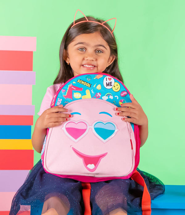 Rabitat Smash Pre -School Bags, 2-6Yrs 12 Inches School Bag - Diva
