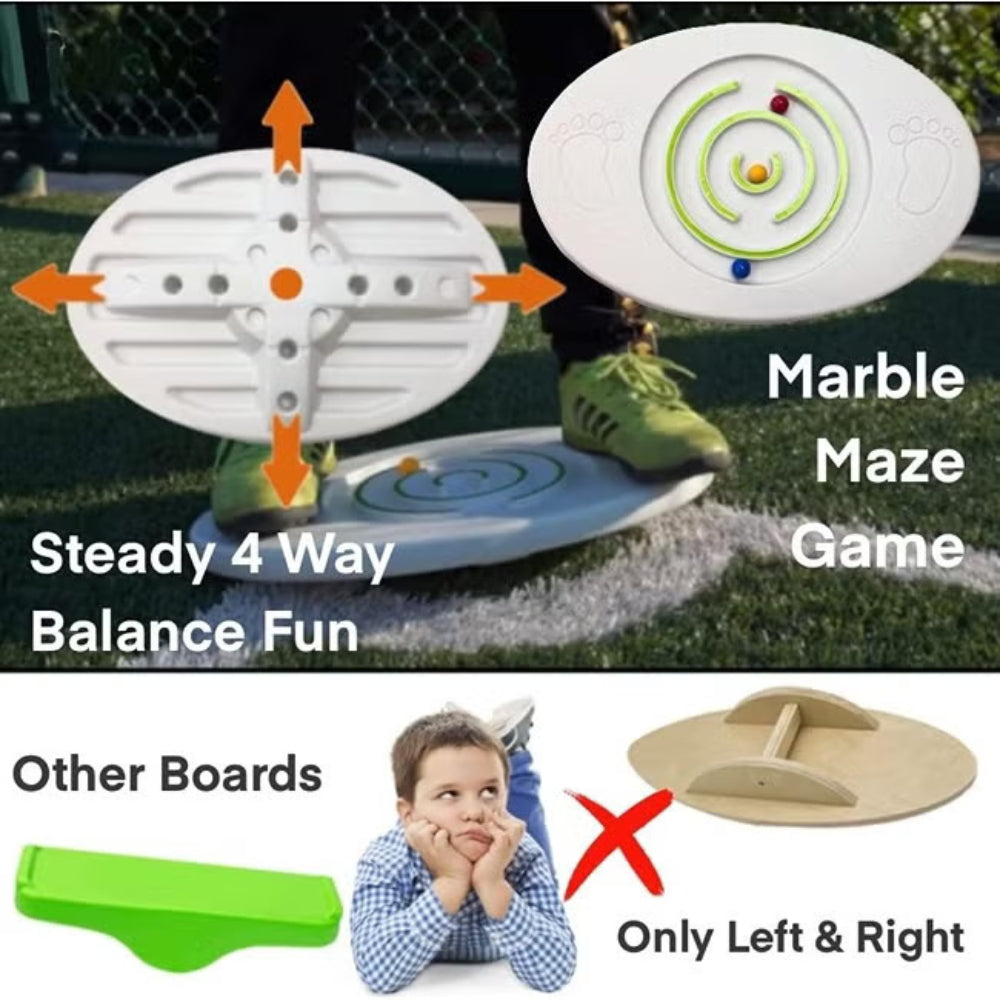 Innov8 Balance Board 44 × 30 × 5.5 cm Multicolour