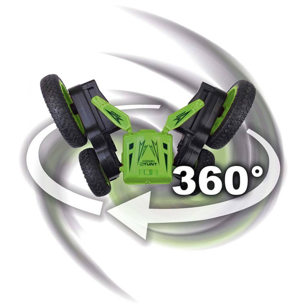 Innovador Remote Control Spinning Tracks Stunt Car One Size Green