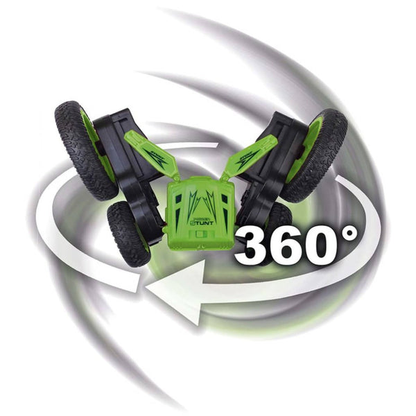 Innovador Remote Control Spinning Tracks Stunt Car - Green 8Y+