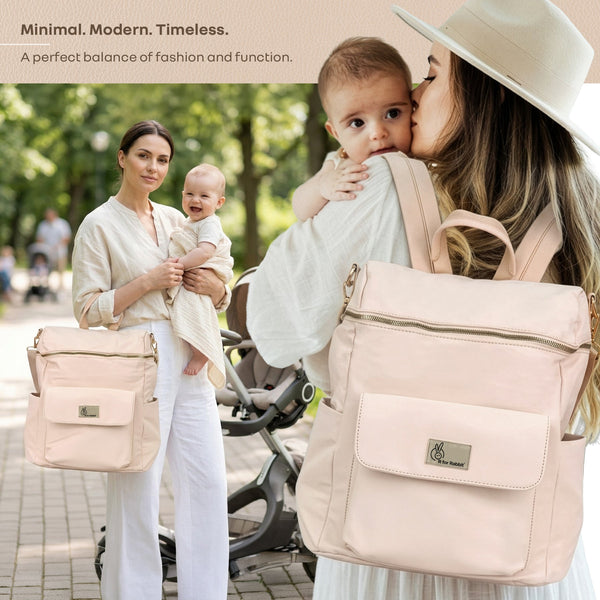 R For Rabbit Caramello Bold Ivy Diaper Bag for Moms, Dual Carry Sling