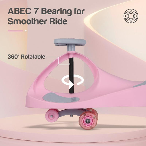 R For Rabbit Swing Car Iya Iya Ace Pink