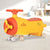 R For Rabbit Iya Iya Aero Swing Car for kids 2 in 1 Ride On - Yellow Orange