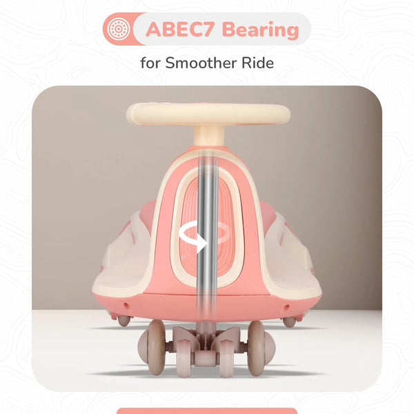 R For Rabbit Iya Iya Sportz Ride On - Peach Grey
