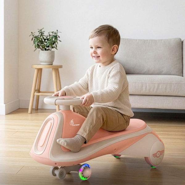 R For Rabbit Iya Iya Sportz Ride On - Peach Grey